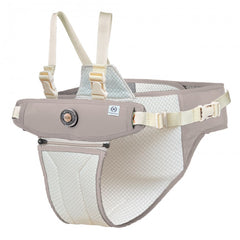 Hugpapa Dial-Fit 2合1 幼兒座椅及學行帶 - 奶茶色 Taupe Color