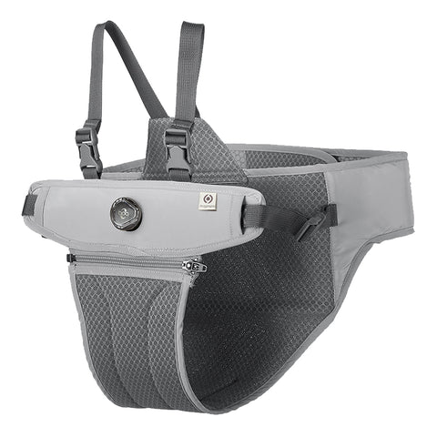 Hugpapa Dial-Fit 2合1 幼兒座椅及學行帶 - 淺灰色 Light Gray Color