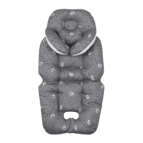 Hugpapa 人體工學頸枕嬰兒車坐墊 (深灰色)  Hugpapa Ergonomic Neck Cushion Stroller Liner (Dark Gray)