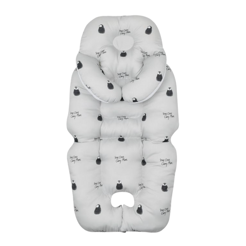 Hugpapa 人體工學頸枕嬰兒車坐墊 (淺灰色)  Hugpapa Ergonomic Neck Cushion Stroller Liner (Light Gray)